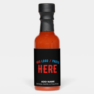 STYLISH MODERN CUSTOMIZABLE BLACK VERIFIED BRANDED HOT SAUCES