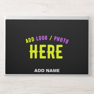 STYLISH MODERN CUSTOMIZABLE BLACK VERIFIED BRANDED HP LAPTOP SKIN