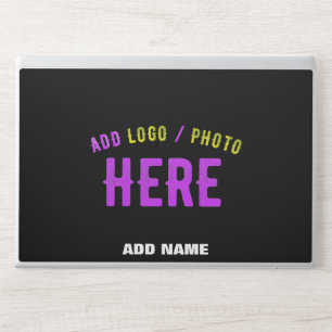 STYLISH MODERN CUSTOMIZABLE BLACK VERIFIED BRANDED HP LAPTOP SKIN