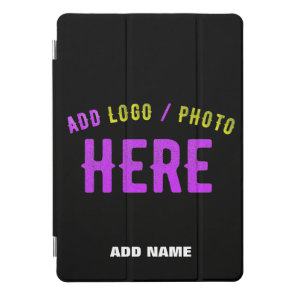 STYLISH MODERN CUSTOMIZABLE BLACK VERIFIED BRANDED iPad PRO COVER