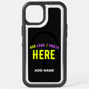 STYLISH MODERN CUSTOMIZABLE BLACK VERIFIED BRANDED iPhone 15 PLUS CASE