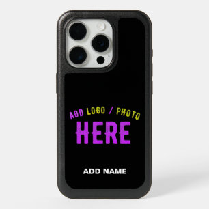 STYLISH MODERN CUSTOMIZABLE BLACK VERIFIED BRANDED iPhone 15 PRO CASE