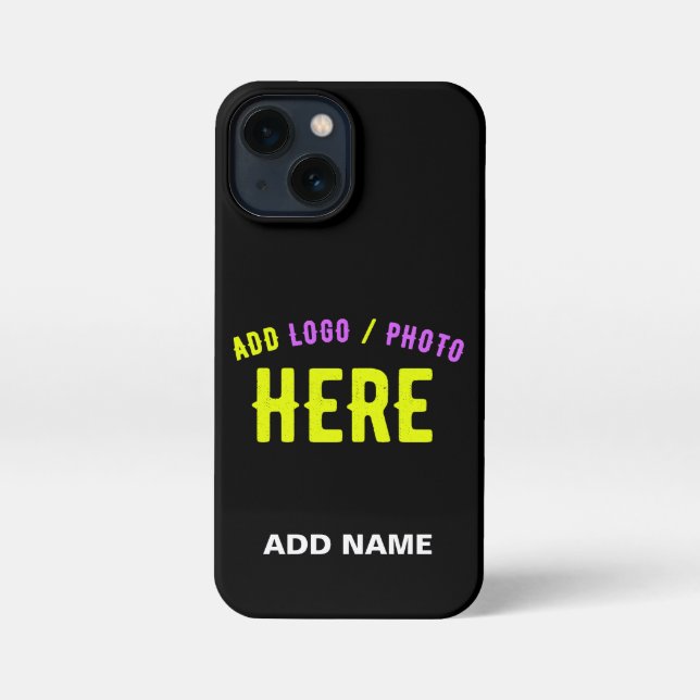 STYLISH MODERN CUSTOMIZABLE BLACK VERIFIED BRANDED iPhone CASE (Back)