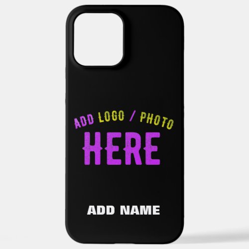 STYLISH MODERN CUSTOMIZABLE BLACK VERIFIED BRANDED iPhone 12 PRO MAX CASE