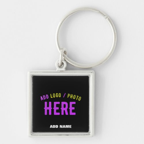 STYLISH MODERN CUSTOMIZABLE BLACK VERIFIED BRANDED KEYCHAIN