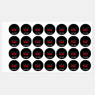 STYLISH MODERN CUSTOMIZABLE BLACK VERIFIED BRANDED KIDS' LABELS
