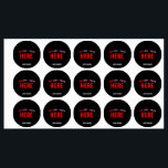 STYLISH MODERN CUSTOMIZABLE BLACK VERIFIED BRANDED KIDS' LABELS<br><div class="desc">THIS IS A DESIGN FITTING FOR EVERYONE.YOU CAN CHANGE, RESIZE OR ADD LOGO, PHOTO, TEXT AND COLOURS THE WAY YOU LIKE.THANK YOU.</div>