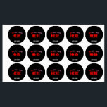 STYLISH MODERN CUSTOMIZABLE BLACK VERIFIED BRANDED KIDS' LABELS<br><div class="desc">THIS IS A DESIGN FITTING FOR EVERYONE.YOU CAN CHANGE, RESIZE OR ADD LOGO, PHOTO, TEXT AND COLOURS THE WAY YOU LIKE.THANK YOU.</div>