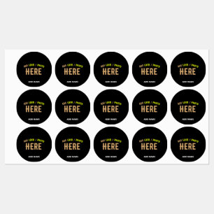 STYLISH MODERN CUSTOMIZABLE BLACK VERIFIED BRANDED KIDS' LABELS
