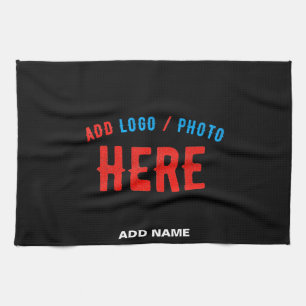 STYLISH MODERN CUSTOMIZABLE BLACK VERIFIED BRANDED KITCHEN TOWEL
