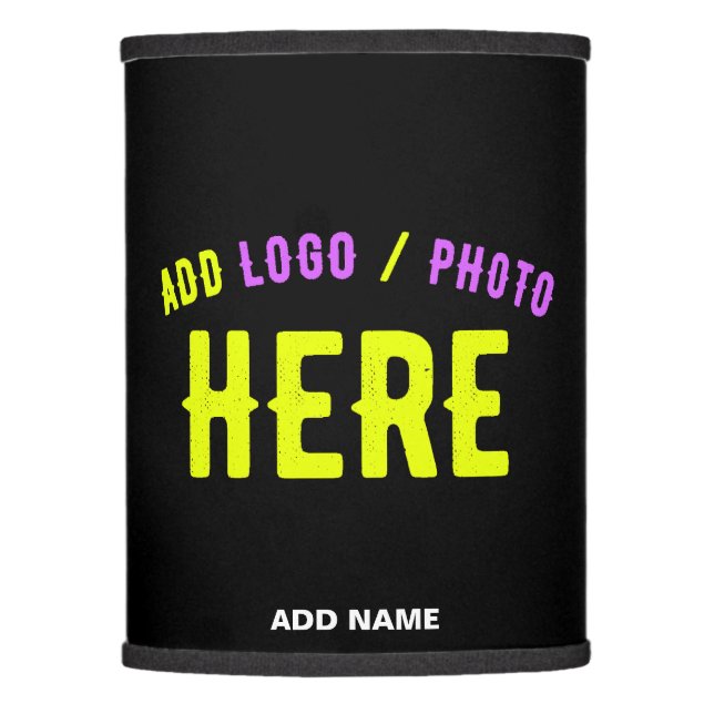 STYLISH MODERN CUSTOMIZABLE BLACK VERIFIED BRANDED LAMP SHADE (Front)