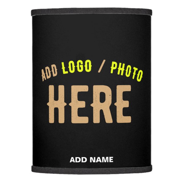 STYLISH MODERN CUSTOMIZABLE BLACK VERIFIED BRANDED LAMP SHADE (Front)