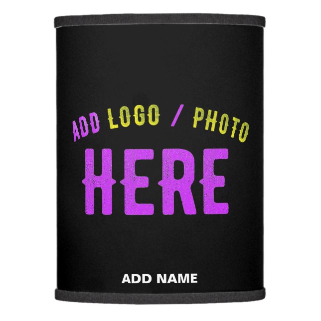 STYLISH MODERN CUSTOMIZABLE BLACK VERIFIED BRANDED LAMP SHADE (Front)