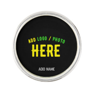 STYLISH MODERN CUSTOMIZABLE BLACK VERIFIED BRANDED LAPEL PIN