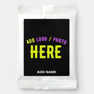 STYLISH MODERN CUSTOMIZABLE BLACK VERIFIED BRANDED LEMONADE DRINK MIX