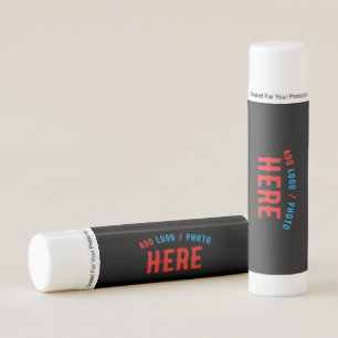STYLISH MODERN CUSTOMIZABLE BLACK VERIFIED BRANDED LIP BALM