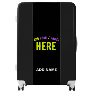 STYLISH MODERN CUSTOMIZABLE BLACK VERIFIED BRANDED LUGGAGE