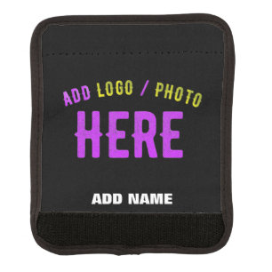 STYLISH MODERN CUSTOMIZABLE BLACK VERIFIED BRANDED LUGGAGE HANDLE WRAP