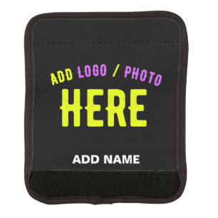 STYLISH MODERN CUSTOMIZABLE BLACK VERIFIED BRANDED LUGGAGE HANDLE WRAP