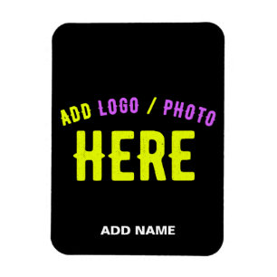 STYLISH MODERN CUSTOMIZABLE BLACK VERIFIED BRANDED MAGNET