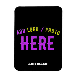 STYLISH MODERN CUSTOMIZABLE BLACK VERIFIED BRANDED MAGNET