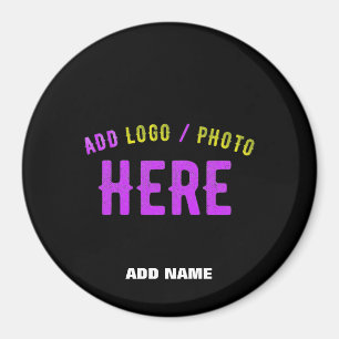 STYLISH MODERN CUSTOMIZABLE BLACK VERIFIED BRANDED MAGNET