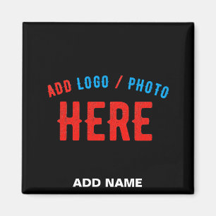 STYLISH MODERN CUSTOMIZABLE BLACK VERIFIED BRANDED MAGNET