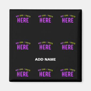 STYLISH MODERN CUSTOMIZABLE BLACK VERIFIED BRANDED MAGNET