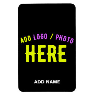STYLISH MODERN CUSTOMIZABLE BLACK VERIFIED BRANDED MAGNET