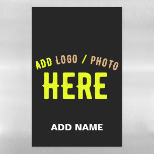 STYLISH MODERN CUSTOMIZABLE BLACK VERIFIED BRANDED MAGNETIC DRY ERASE SHEET