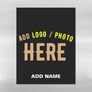 STYLISH MODERN CUSTOMIZABLE BLACK VERIFIED BRANDED MAGNETIC DRY ERASE SHEET