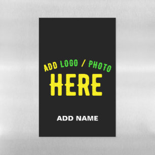 STYLISH MODERN CUSTOMIZABLE BLACK VERIFIED BRANDED MAGNETIC DRY ERASE SHEET