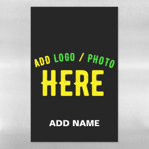 STYLISH MODERN CUSTOMIZABLE BLACK VERIFIED BRANDED MAGNETIC DRY ERASE SHEET