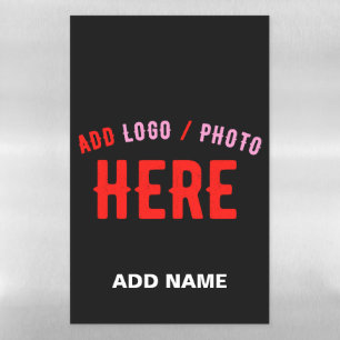 STYLISH MODERN CUSTOMIZABLE BLACK VERIFIED BRANDED MAGNETIC DRY ERASE SHEET