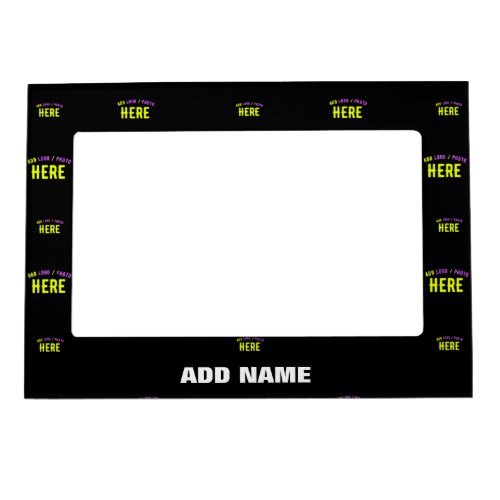 STYLISH MODERN CUSTOMIZABLE BLACK VERIFIED BRANDED MAGNETIC FRAME