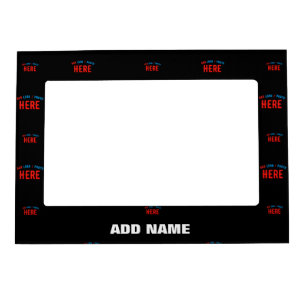 STYLISH MODERN CUSTOMIZABLE BLACK VERIFIED BRANDED MAGNETIC FRAME