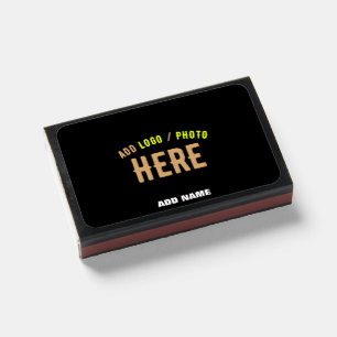 STYLISH MODERN CUSTOMIZABLE BLACK VERIFIED BRANDED MATCHBOXES