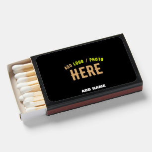 STYLISH MODERN CUSTOMIZABLE BLACK VERIFIED BRANDED MATCHBOXES