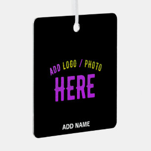 STYLISH MODERN CUSTOMIZABLE BLACK VERIFIED BRANDED METAL ORNAMENT