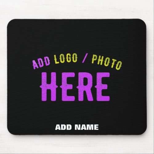 STYLISH MODERN CUSTOMIZABLE BLACK VERIFIED BRANDED MOUSE PAD