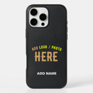 STYLISH MODERN CUSTOMIZABLE BLACK VERIFIED BRANDED iPhone 16 PRO MAX CASE
