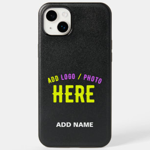 STYLISH MODERN CUSTOMIZABLE BLACK VERIFIED BRANDED OtterBox iPhone 14 PLUS CASE