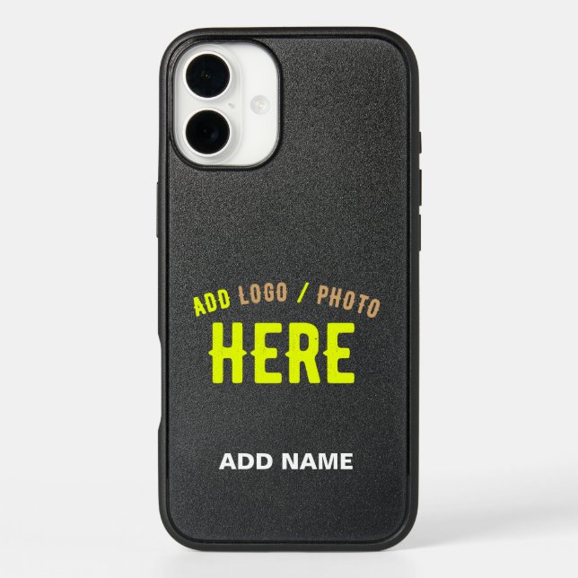 STYLISH MODERN CUSTOMIZABLE BLACK VERIFIED BRANDED OTTERBOX iPhone CASE (Back)