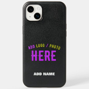 STYLISH MODERN CUSTOMIZABLE BLACK VERIFIED BRANDED OtterBox iPhone 14 PLUS CASE