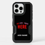 STYLISH MODERN CUSTOMIZABLE BLACK VERIFIED BRANDED iPhone 16 PRO MAX CASE