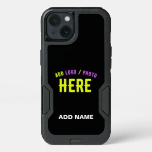 STYLISH MODERN CUSTOMIZABLE BLACK VERIFIED BRANDED iPhone 13 CASE