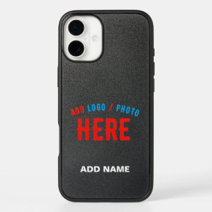 STYLISH MODERN CUSTOMIZABLE BLACK VERIFIED BRANDED iPhone 16 PLUS CASE