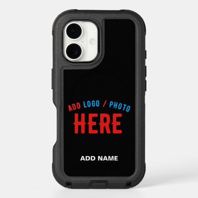 STYLISH MODERN CUSTOMIZABLE BLACK VERIFIED BRANDED OTTERBOX iPhone CASE (Back)