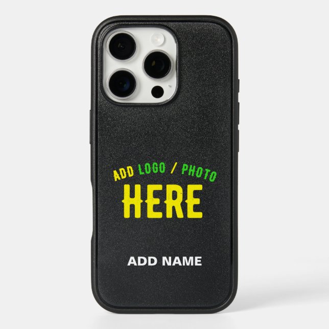 STYLISH MODERN CUSTOMIZABLE BLACK VERIFIED BRANDED OTTERBOX iPhone CASE (Back)
