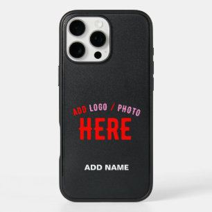 STYLISH MODERN CUSTOMIZABLE BLACK VERIFIED BRANDED iPhone 16 PRO MAX CASE